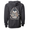 Desert Guard Texas Raglan Zipper Hoodie-CA LIMITED