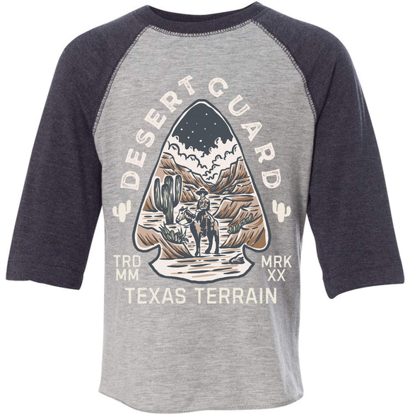 Desert Guard Texas Toddler Baseball Tee-CA LIMITED