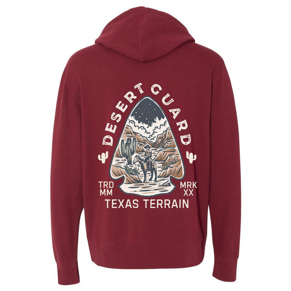 Desert Guard Texas Zipper Hoodie-CA LIMITED