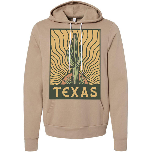 Desert Sunset TX Pullover Hoodie-CA LIMITED