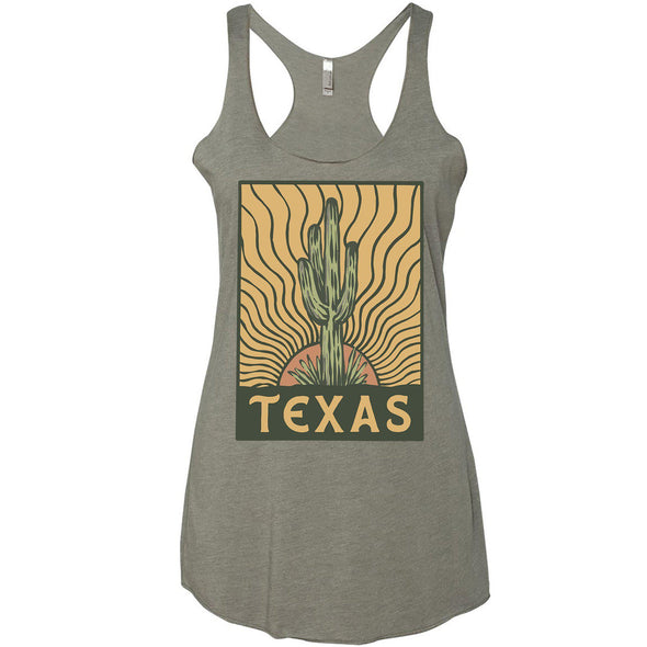 Desert Sunset TX Racerback Tank-CA LIMITED