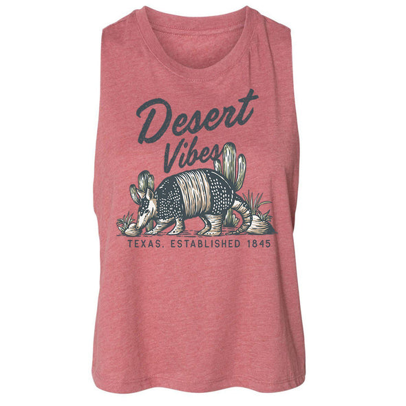 Desert Vibes Texas Crop Tank-CA LIMITED