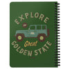 Explore Green Spiral Notebook-CA LIMITED