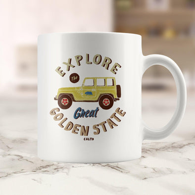 Explore The Golden State Mug-CA LIMITED