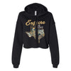 Explore the Road Texas Cropped Hoodie-CA LIMITED