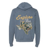 Explore the Road Texas Zipper Hoodie-CA LIMITED