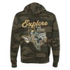 Explore the Road Texas Zipper Hoodie-CA LIMITED