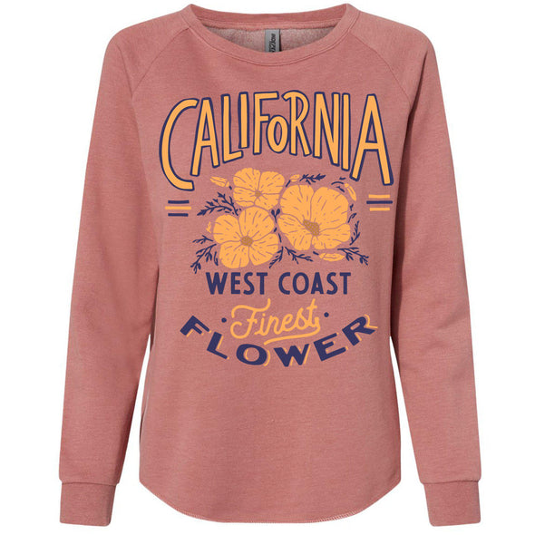 Finest Poppies Crewneck Sweatshirt-CA LIMITED