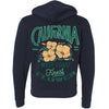 Finest Poppies Zipper Hoodie-CA LIMITED