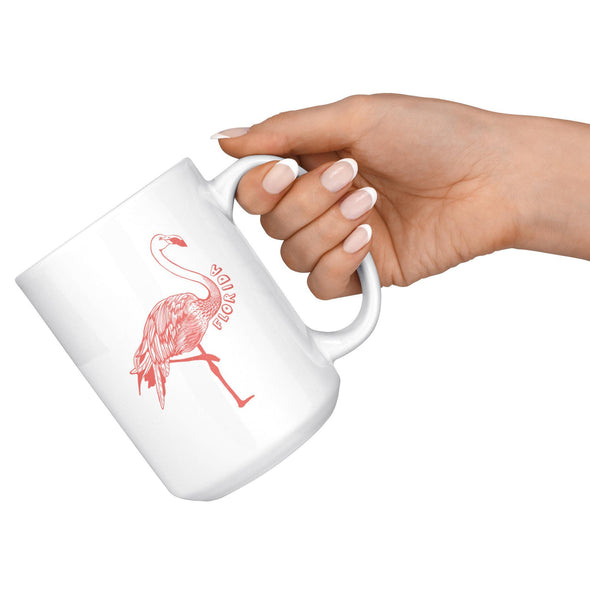 Flamingo FL Red Ceramic Mug-CA LIMITED