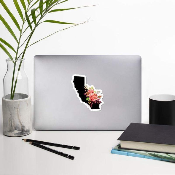 Floral California Decal-CA LIMITED