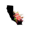 Floral California Decal-CA LIMITED