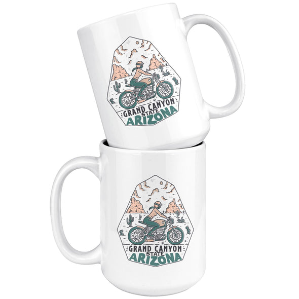 Grand Canyon Rider Arizona Ceramic Mug-CA LIMITED