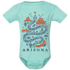 Grand Canyon Snake Arizona Baby Onesie-CA LIMITED