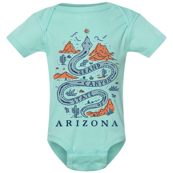 Grand Canyon Snake Arizona Baby Onesie-CA LIMITED