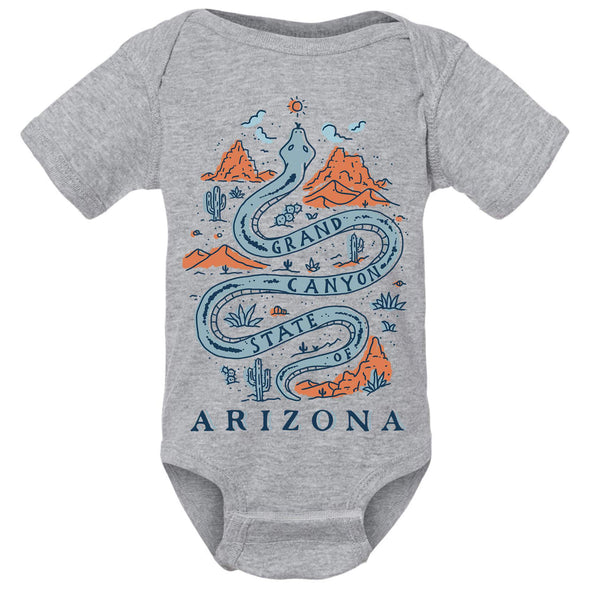 Grand Canyon Snake Arizona Baby Onesie-CA LIMITED