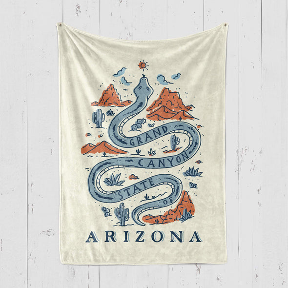 Grand Canyon Snake Arizona Blanket-CA LIMITED