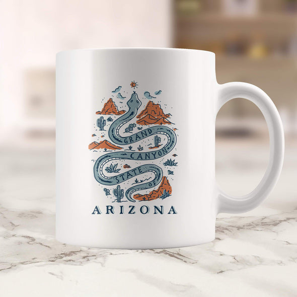 Grand Canyon Snake Arizona Mug-CA LIMITED