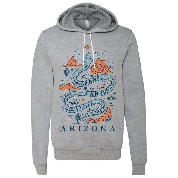 Grand Canyon Snake Arizona Pullover Hoodie-CA LIMITED