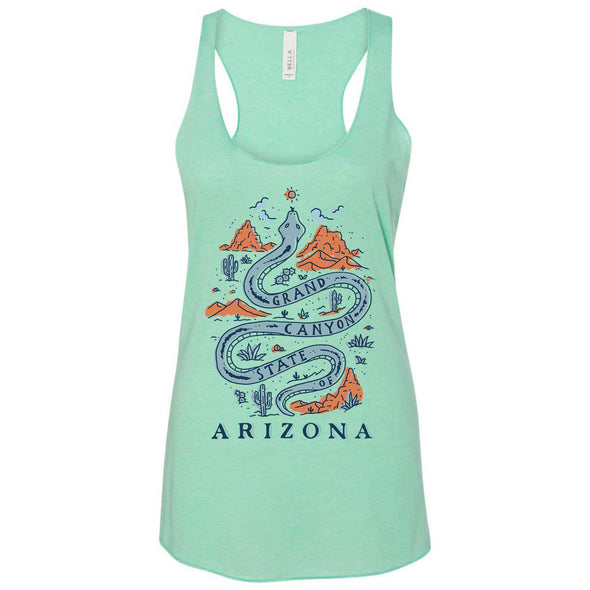 Grand Canyon Snake Arizona Racerback Tank-CA LIMITED