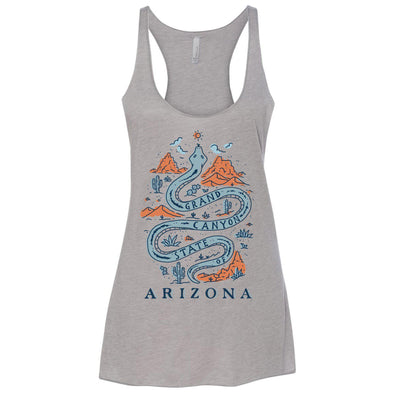 Grand Canyon Snake Arizona Racerback Tank-CA LIMITED