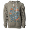 Grand Canyon Snake Arizona Raglan Hoodie-CA LIMITED