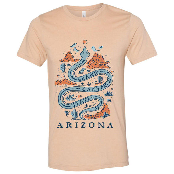 Grand Canyon Snake Arizona Tee-CA LIMITED