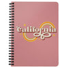 Groovy California Mauve Spiral Notebook-CA LIMITED