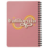 Groovy California Mauve Spiral Notebook-CA LIMITED