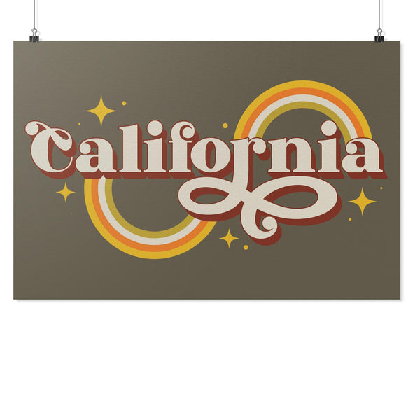 Groovy California Military Green Poster-CA LIMITED