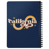 Groovy California Navy Spiral Notebook-CA LIMITED