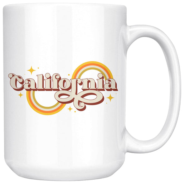 Groovy Rainbow Mug-CA LIMITED