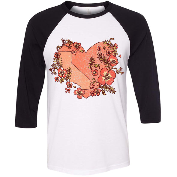 Heart State Baseball Tee-CA LIMITED