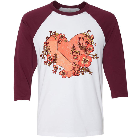 Heart State Baseball Tee-CA LIMITED