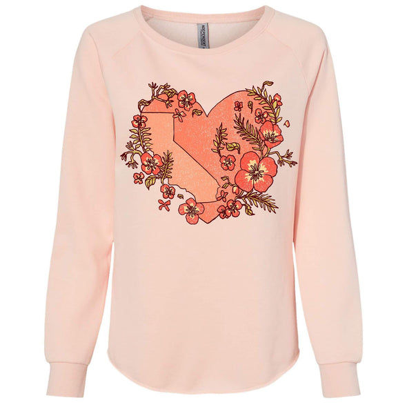 Heart State Crewneck Sweatshirt-CA LIMITED