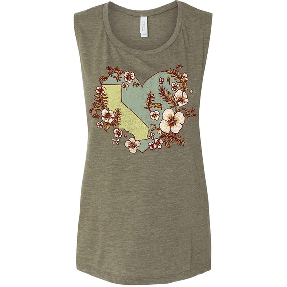 Heart State Muscle Tank-CA LIMITED