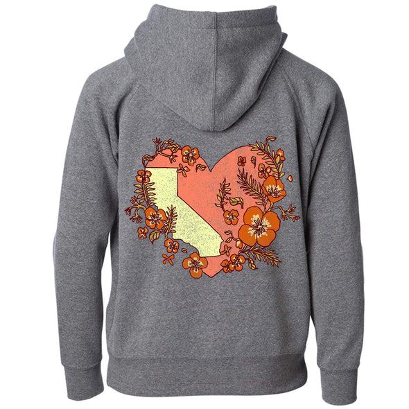 Heart State Raglan Toddlers Zip Up Hoodie-CA LIMITED