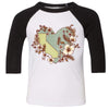 Heart State Toddler Baseball Tee-CA LIMITED