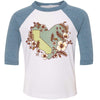 Heart State Toddler Baseball Tee-CA LIMITED