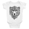 Hipster Bear Baby Onesie-CA LIMITED