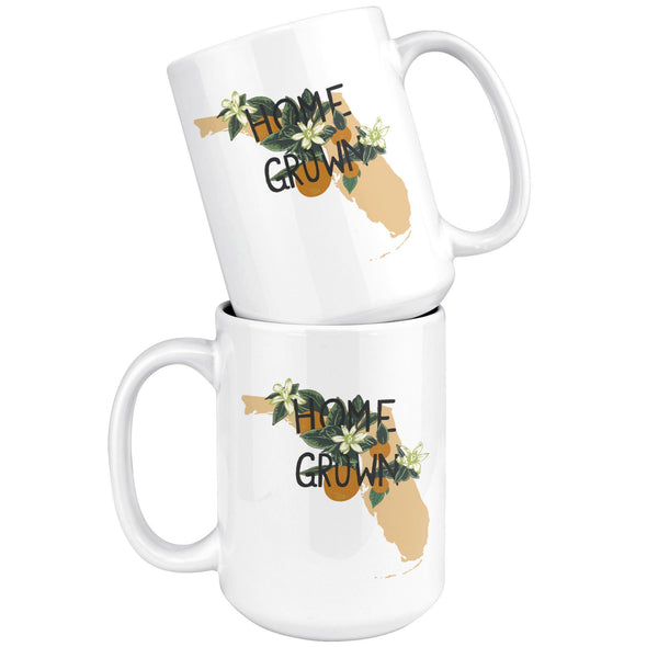 Home Grown FL Peach Ceramic Mug-CA LIMITED