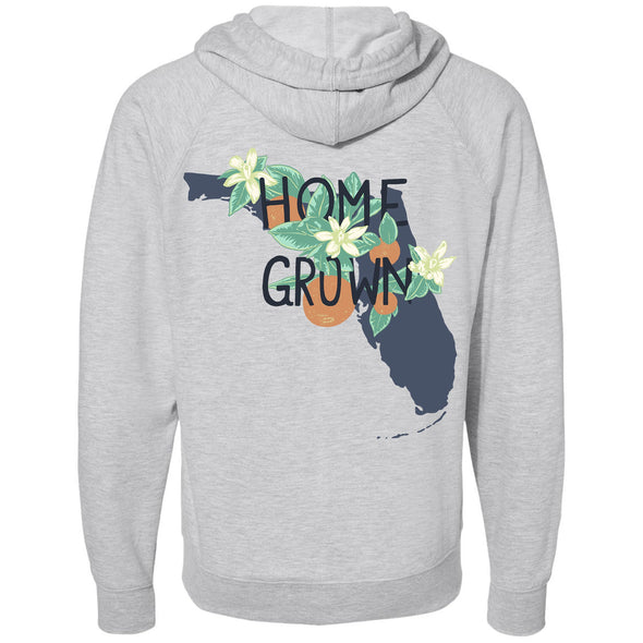 Home Grown FL Raglan Zipper Hoodie-CA LIMITED