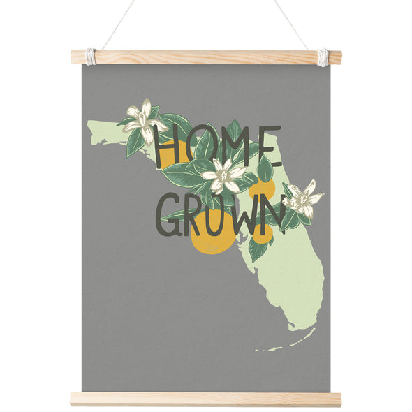 Home Grown Florida Grey Poster