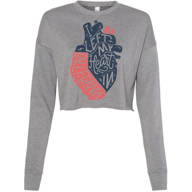 I Left My Heart In CA Cropped Sweater-CA LIMITED