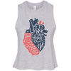 I Left My Heart In CA Cropped Tank-CA LIMITED