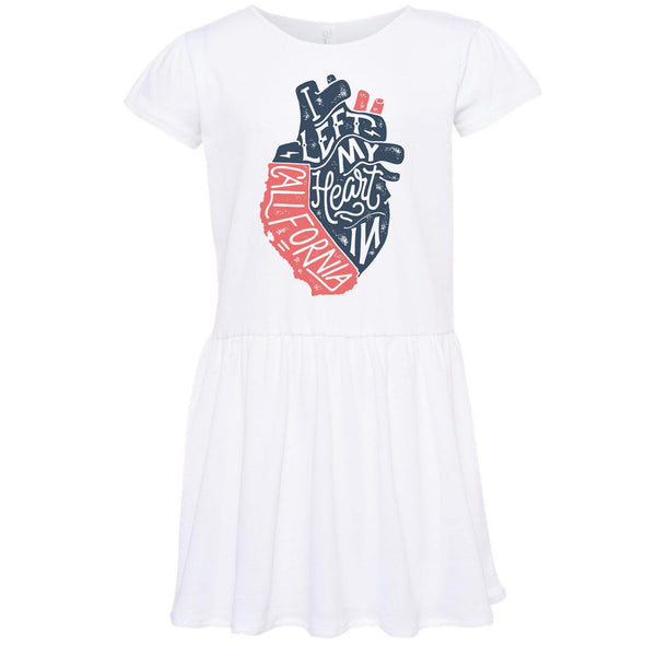 I Left My Heart In CA Toddlers Dress-CA LIMITED