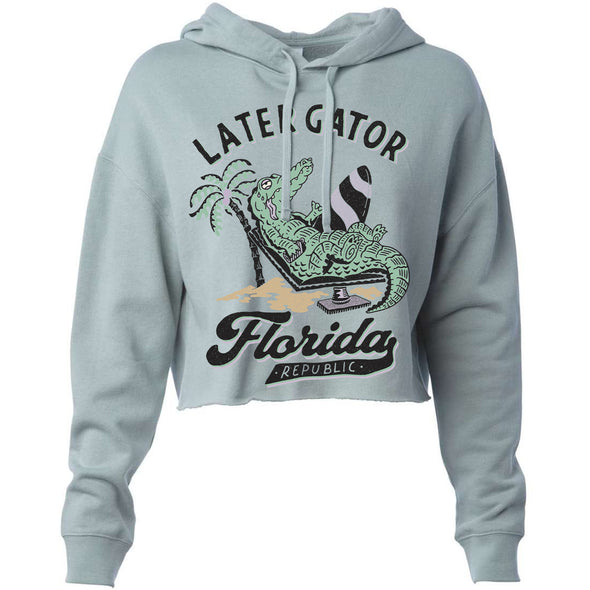 Later Gator Florida Cropped Hoodie