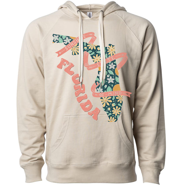 Sunshine State Florida Raglan Hoodie