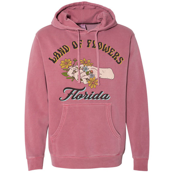 Land of Flowers Florida Pullover Hoodie