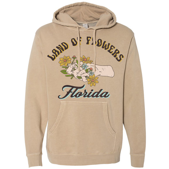 Land of Flowers Florida Pullover Hoodie